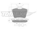 TOMEX Brakes Sada brzdovch destiek ‐ TMX TX 14-69