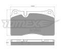 TOMEX Brakes Sada brzdovch destiek ‐ TMX TX 14-73