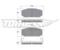 Sada brzdovch destiek TOMEX Brakes ‐ TMX TX 14-95