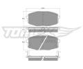 TOMEX Brakes Sada brzdovch destiek ‐ TMX TX 14-99