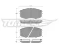 TOMEX Brakes Sada brzdovch destiek ‐ TMX TX 14-991