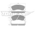 Sada brzdových destiček TOMEX Brakes ‐ TMX TX 15-03 Sada brzdových destiček TOMEX Brakes ‐ TMX TX 15-03