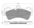 TOMEX Brakes Sada brzdovch destiek ‐ TMX TX 15-16