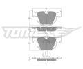 TOMEX Brakes Sada brzdovch destiek ‐ TMX TX 15-24