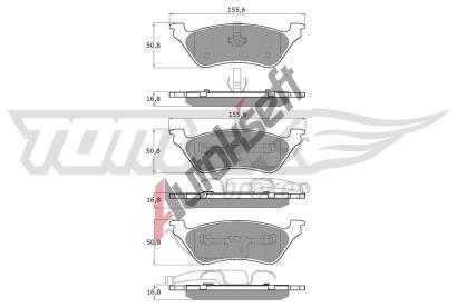 TOMEX Brakes Sada brzdovch destiek TMX TX 15-31, TX 15-31