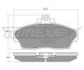 Sada brzdovch destiek TOMEX Brakes ‐ TMX TX 15-40