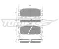Sada brzdovch destiek TOMEX Brakes ‐ TMX TX 15-55