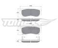 TOMEX Brakes Sada brzdovch destiek ‐ TMX TX 15-64