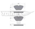Sada brzdovch destiek TOMEX Brakes ‐ TMX TX 16-01