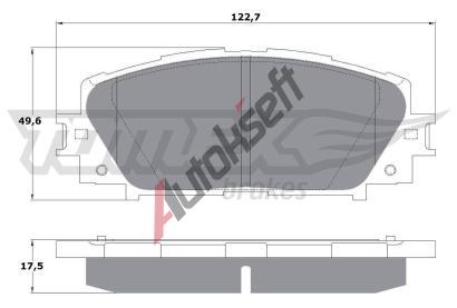 TOMEX Brakes Sada brzdovch destiek TMX TX 16-09, TX 16-09