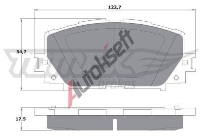 TOMEX Brakes Sada brzdovch destiek TMX TX 16-10, TX 16-10