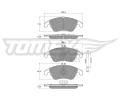 TOMEX Brakes Sada brzdovch destiek ‐ TMX TX 16-31