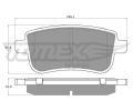 TOMEX Brakes Sada brzdovch destiek ‐ TMX TX 16-38