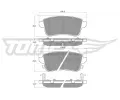 Sada brzdovch destiek TOMEX Brakes ‐ TMX TX 16-381