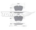 Sada brzdovch destiek TOMEX Brakes ‐ TMX TX 16-55