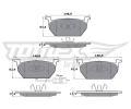 TOMEX Brakes Sada brzdovch destiek ‐ TMX TX 17-03