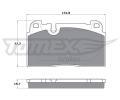 TOMEX Brakes Sada brzdovch destiek ‐ TMX TX 17-14