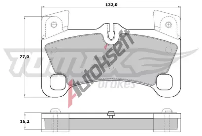 TOMEX Brakes Sada brzdovch destiek TMX TX 17-15, TX 17-15