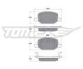 TOMEX Brakes Sada brzdovch destiek ‐ TMX TX 17-18