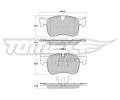 TOMEX Brakes Sada brzdovch destiek ‐ TMX TX 17-29