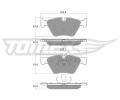 TOMEX Brakes Sada brzdovch destiek ‐ TMX TX 17-33