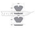 TOMEX Brakes Sada brzdovch destiek ‐ TMX TX 17-34