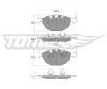 TOMEX Brakes Sada brzdovch destiek ‐ TMX TX 17-37