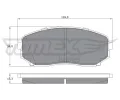 Sada brzdov�ch desti�ek&nbsp;TOMEX Brakes&nbsp;&dash;&nbsp;TMX TX 17-421