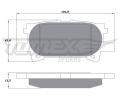 Sada brzdov�ch desti�ek&nbsp;TOMEX Brakes&nbsp;&dash;&nbsp;TMX TX 17-64