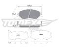 TOMEX Brakes Sada brzdovch destiek ‐ TMX TX 17-65