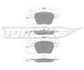 TOMEX Brakes Sada brzdovch destiek ‐ TMX TX 17-74