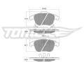 TOMEX Brakes Sada brzdovch destiek ‐ TMX TX 17-75