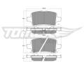 TOMEX Brakes Sada brzdovch destiek ‐ TMX TX 17-88