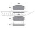 TOMEX Brakes Sada brzdovch destiek ‐ TMX TX 17-90