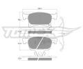TOMEX Brakes Sada brzdovch destiek ‐ TMX TX 17-93