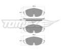Sada brzdovch destiek TOMEX Brakes ‐ TMX TX 18-05