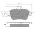 TOMEX Brakes Sada brzdovch destiek ‐ TMX TX 18-08