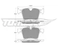TOMEX Brakes Sada brzdovch destiek ‐ TMX TX 18-162