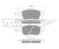 TOMEX Brakes Sada brzdovch destiek ‐ TMX TX 18-18