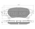TOMEX Brakes Sada brzdovch destiek ‐ TMX TX 18-40