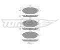 TOMEX Brakes Sada brzdovch destiek ‐ TMX TX 18-53