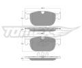 TOMEX Brakes Sada brzdovch destiek ‐ TMX TX 18-57