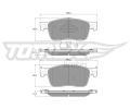 TOMEX Brakes Sada brzdovch destiek ‐ TMX TX 18-63