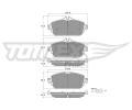 TOMEX Brakes Sada brzdovch destiek ‐ TMX TX 18-74