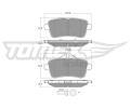 TOMEX Brakes Sada brzdovch destiek ‐ TMX TX 18-79