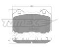TOMEX Brakes Sada brzdovch destiek ‐ TMX TX 18-81