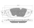 Sada brzdovch destiek TOMEX Brakes ‐ TMX TX 18-98