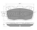 TOMEX Brakes Sada brzdovch destiek ‐ TMX TX 19-23