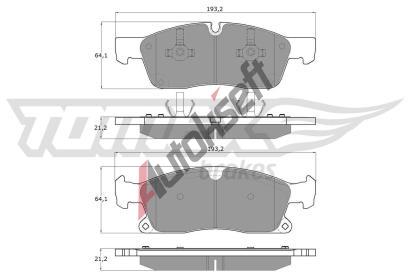 TOMEX Brakes Sada brzdovch destiek TMX TX 19-28, TX 19-28