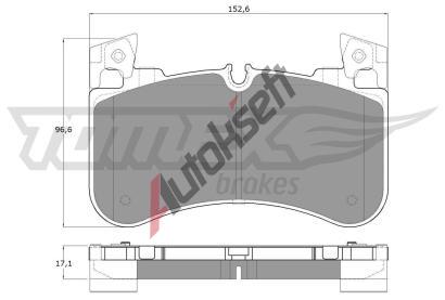 TOMEX Brakes Sada brzdovch destiek TMX TX 19-53, TX 19-53
